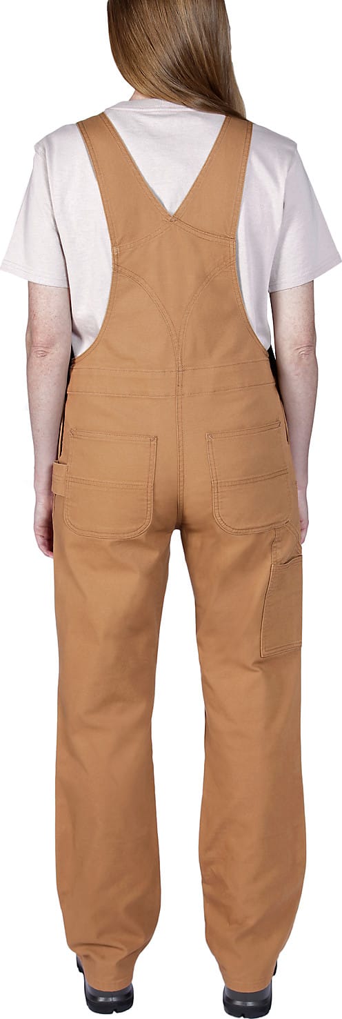 Carhartt Women's Relaxed Fit Denim Bib Overal Carhartt® Brown Carhartt