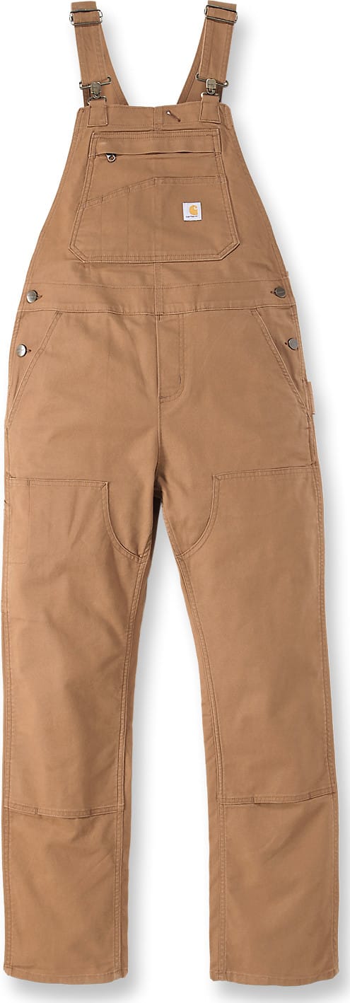 Carhartt Women's Relaxed Fit Denim Bib Overal Carhartt® Brown Carhartt