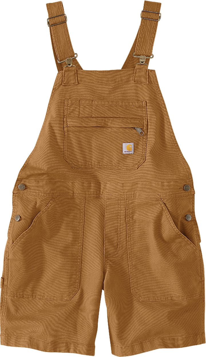 Carhartt Women's Relaxed Fit Canvas Shortall Carhartt Brown Carhartt