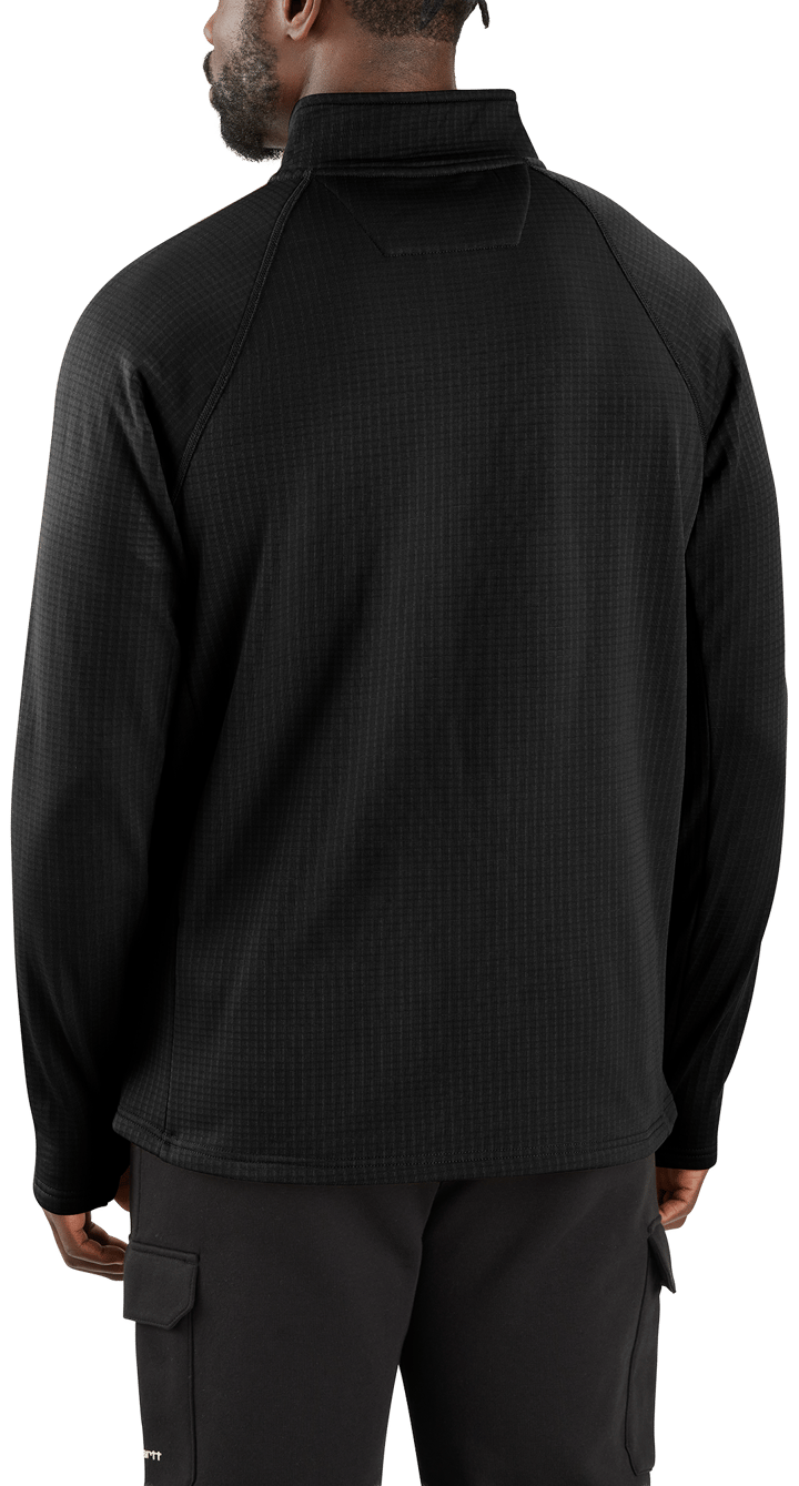 Carhartt Men's Mock Neck Half-Zip Black Carhartt