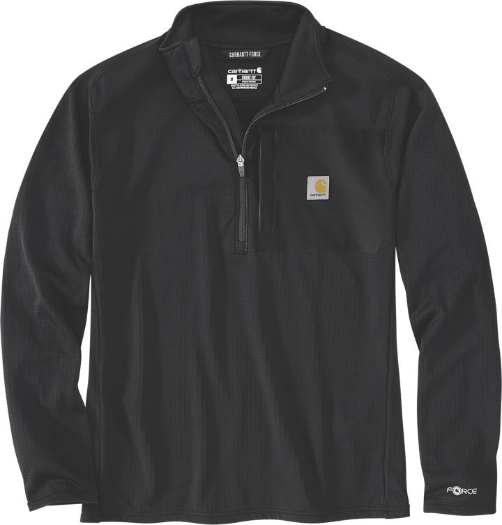 Carhartt Men's Mock Neck Half-Zip Black Carhartt