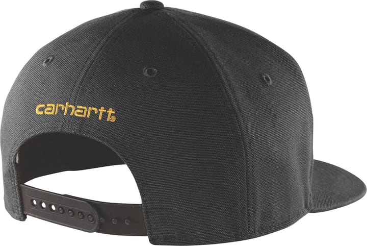 Carhartt Men's Firm Duck Flat Brim Cap Black Carhartt