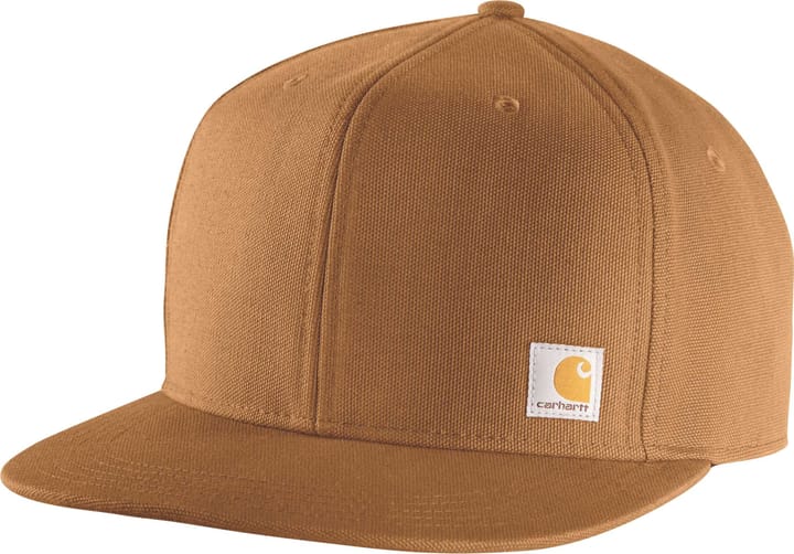 Carhartt Men's Firm Duck Flat Brim Cap Carhartt® Brown Carhartt