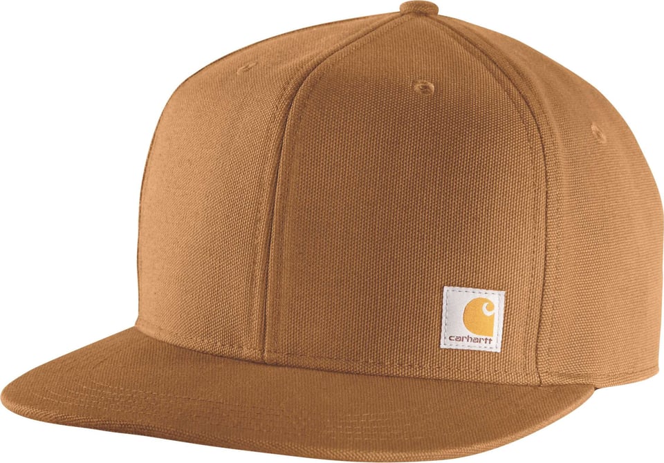 Men's Firm Duck Flat Brim Cap
