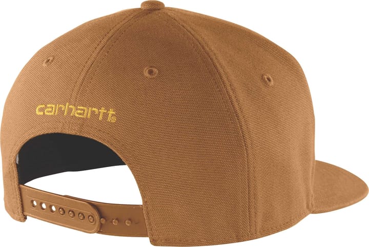 Carhartt Men's Firm Duck Flat Brim Cap Carhartt® Brown Carhartt