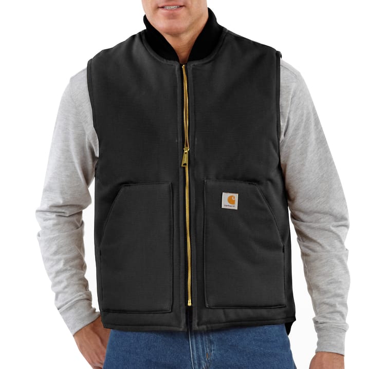 Carhartt Men's V01 Insulated Rib Collar Vest Black Carhartt Carhartt Men's V01 Insulated Rib Collar Vest Black Carhartt