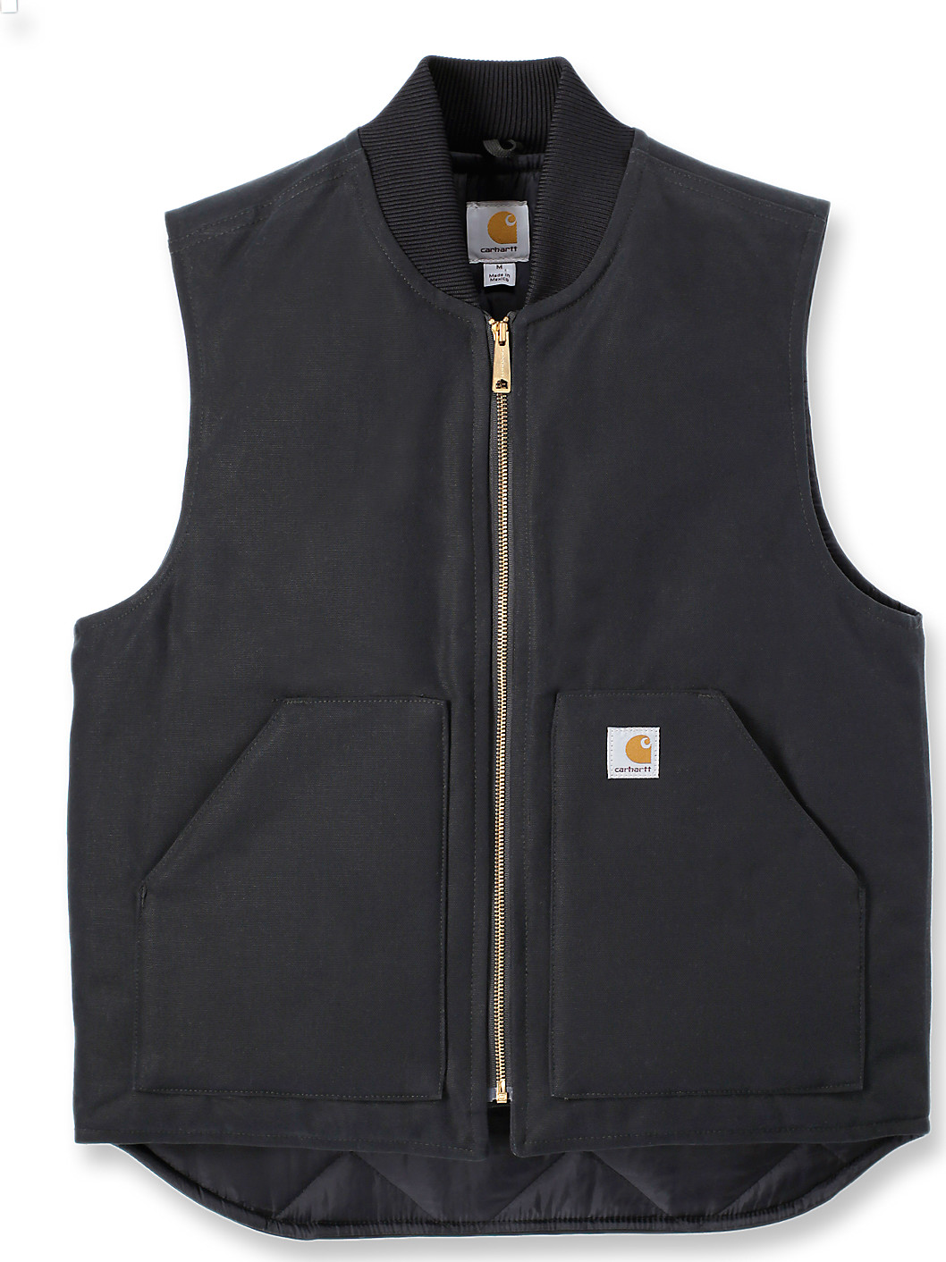 Carhartt Men's V01 Insulated Rib Collar Vest Black
