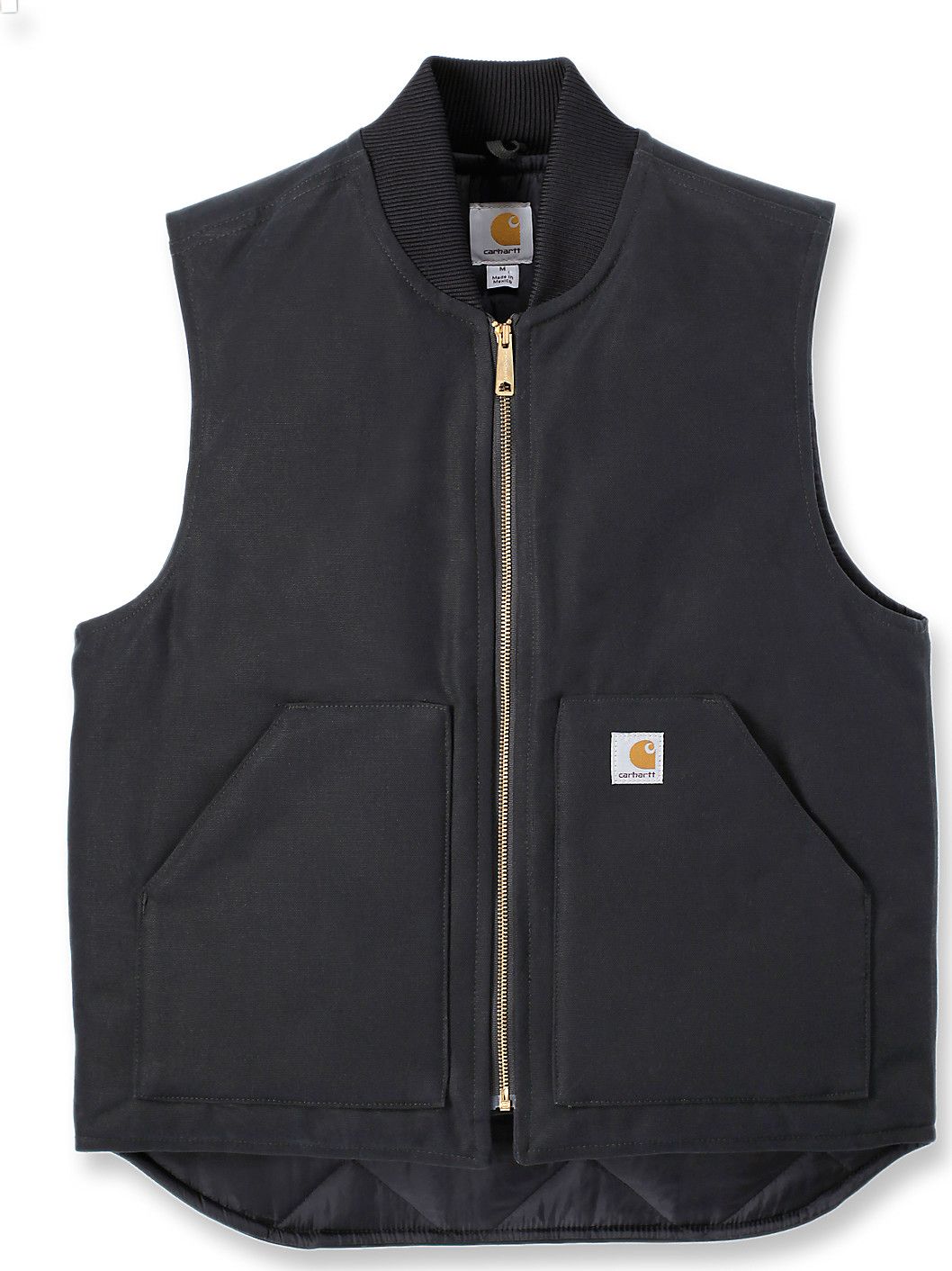 Carhartt Men's V01 Insulated Rib Collar Vest Black