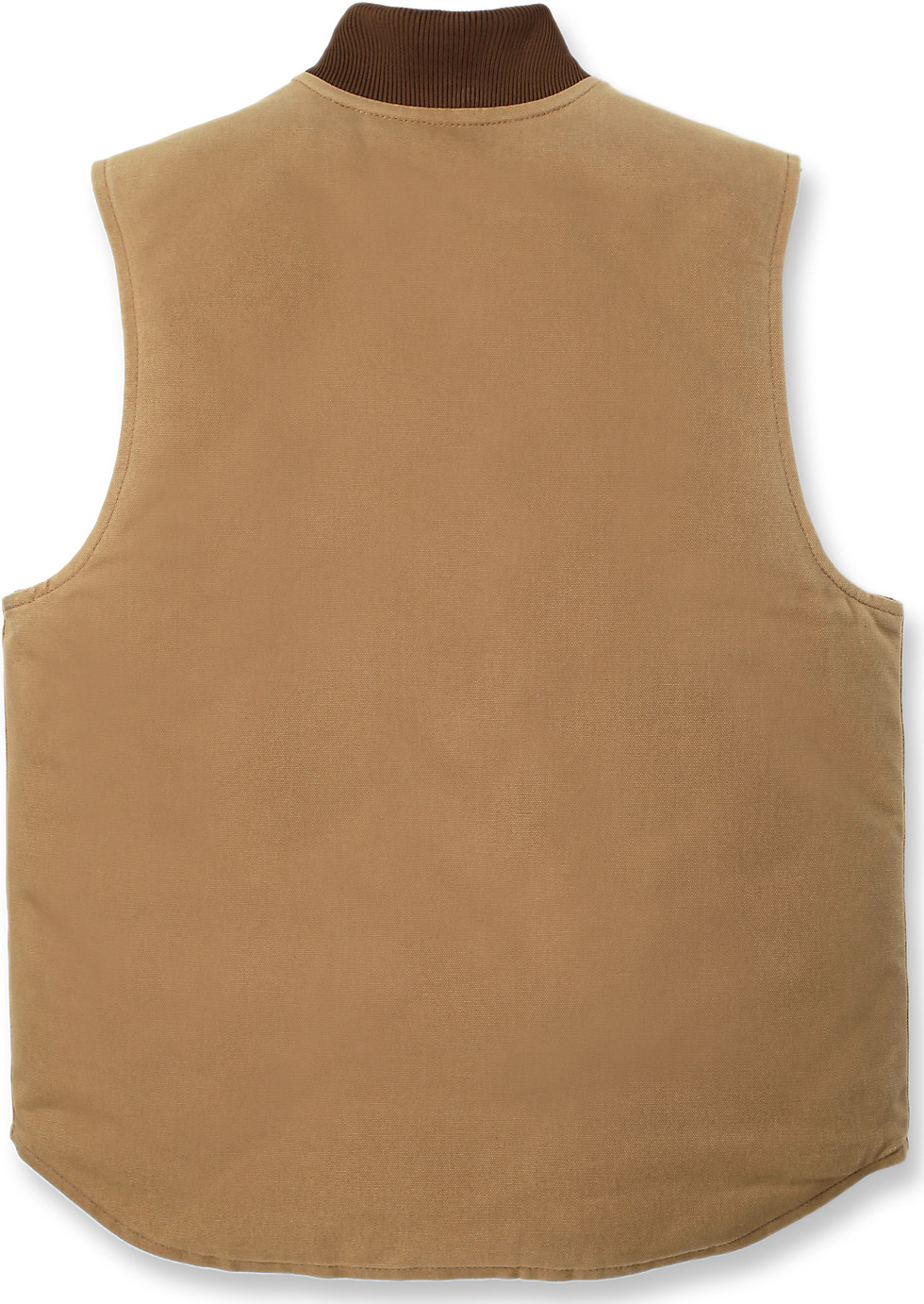 Carhartt Men's V01 Insulated Rib Collar Vest Brown | Buy Carhartt