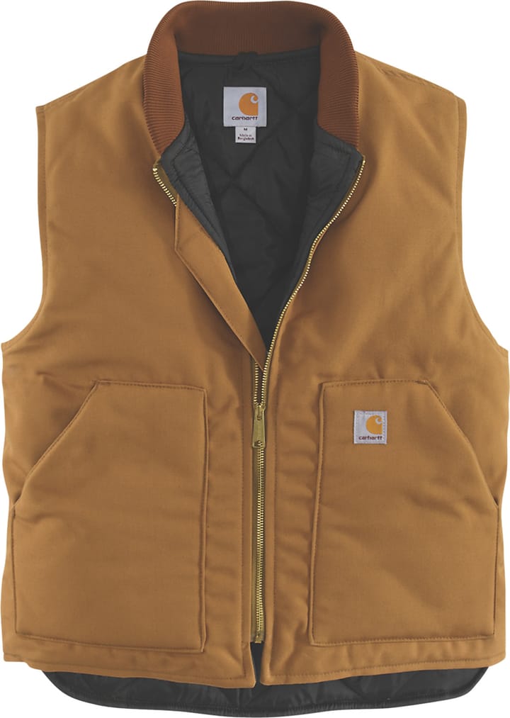 Carhartt Men's V01 Insulated Rib Collar Vest Brown Carhartt Carhartt Men's V01 Insulated Rib Collar Vest Brown Carhartt