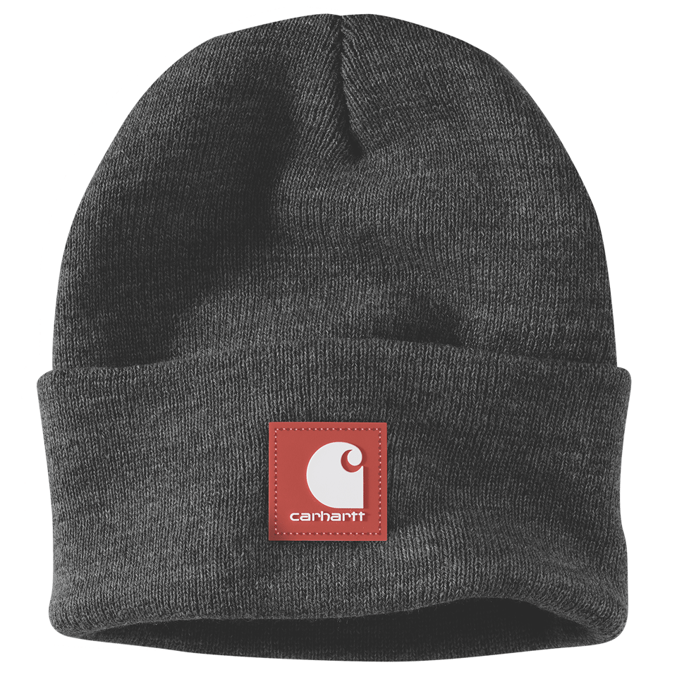 Rubber Patch Watch Cap Beanie
