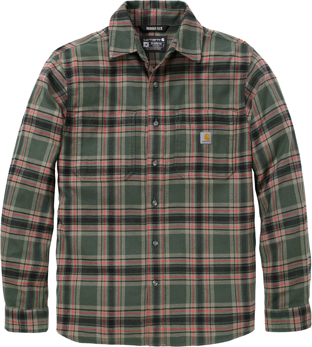 Carhartt Men's Hamilton Relaxed Ls Plaid Shirt
