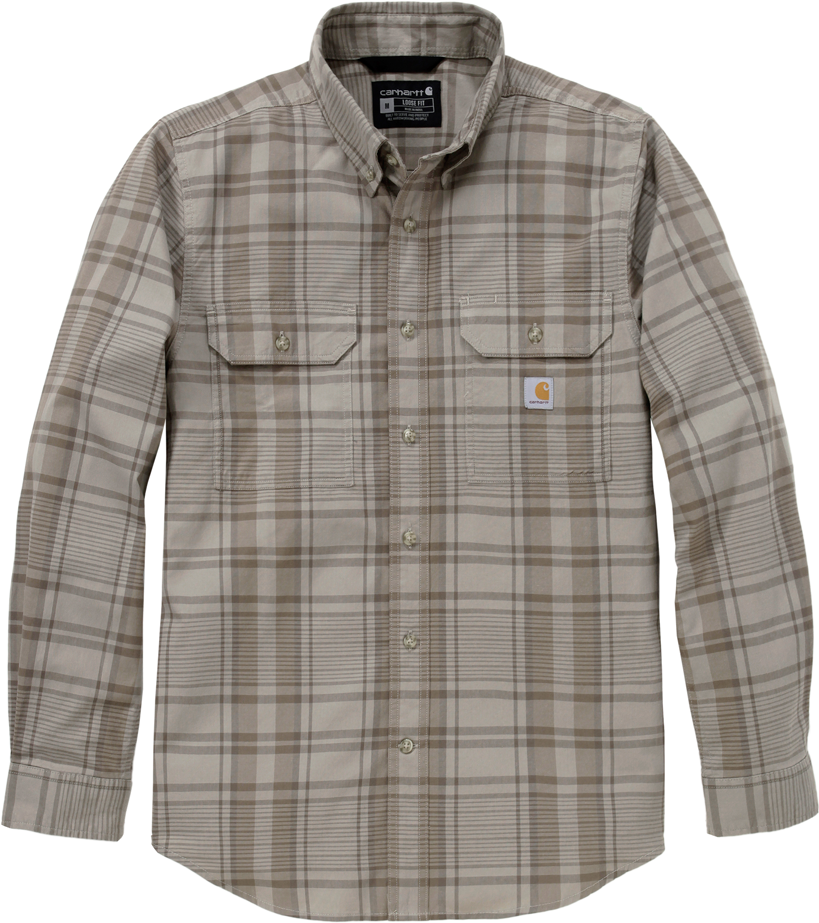 Carhartt Men's Fort Loose Ls Plaid Shirt
