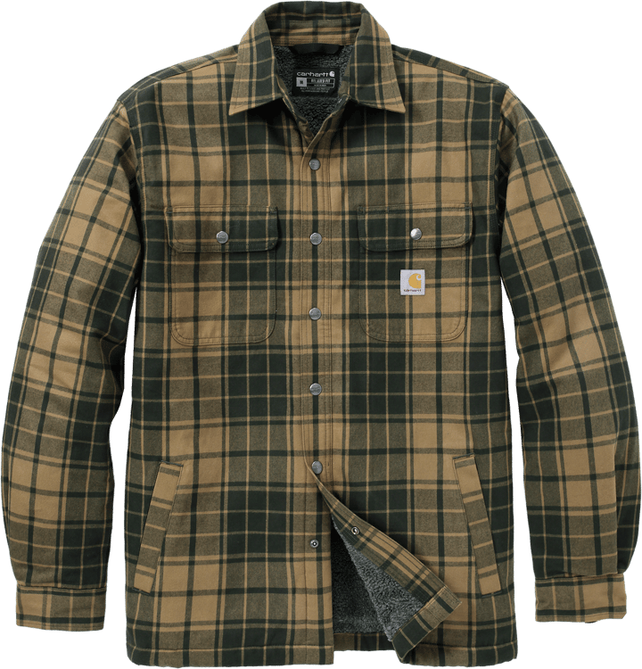 Carhartt Men's Hubbard Plaid Shirt Jac Night Fatigue Carhartt