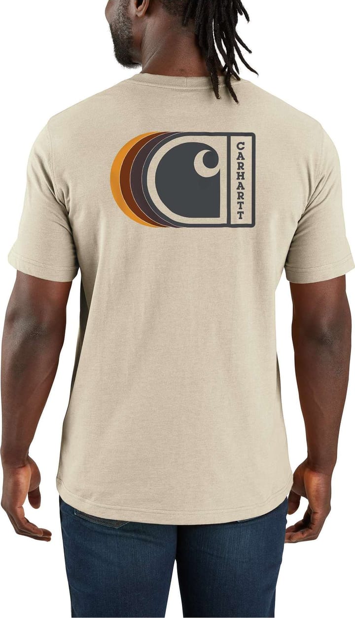 Carhartt Men's C Graphic T-Shirt S/S Oat Milk Carhartt