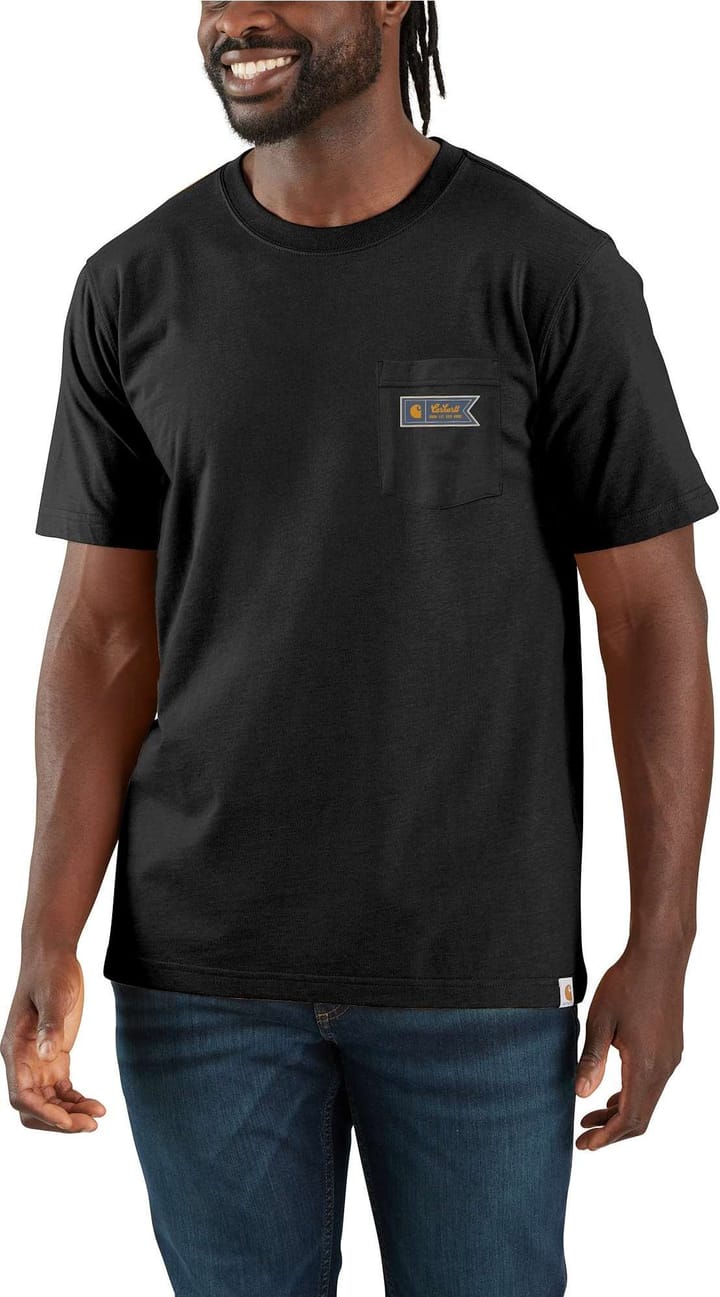 Carhartt Men's Pocket Script Graphic T-Shirt Black Carhartt