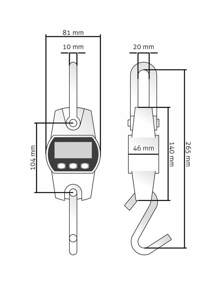 Eurohunt Eurohunt Electronic Game Scale 300 Kg Nocolour Eurohunt