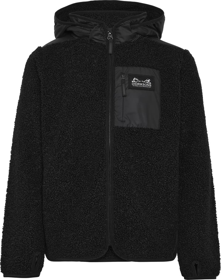 Didriksons Kids' Exa Full Zip 3 Black Didriksons