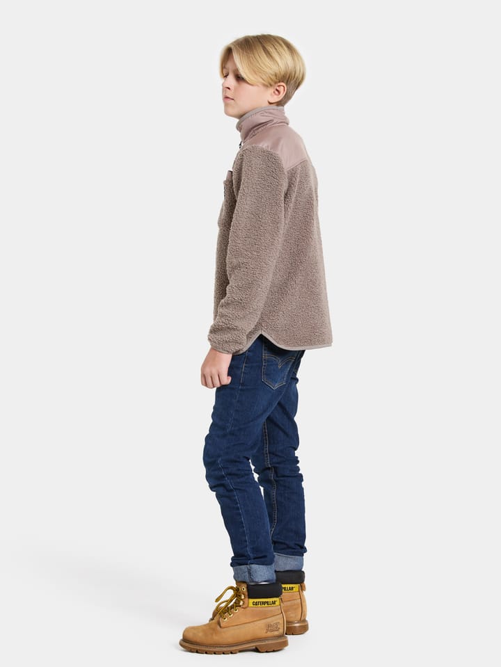 Didriksons Kids' Exa Half Zip Ash Brown Didriksons