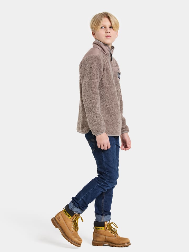 Didriksons Kids' Exa Half Zip Ash Brown Didriksons Didriksons Kids' Exa Half Zip Ash Brown Didriksons