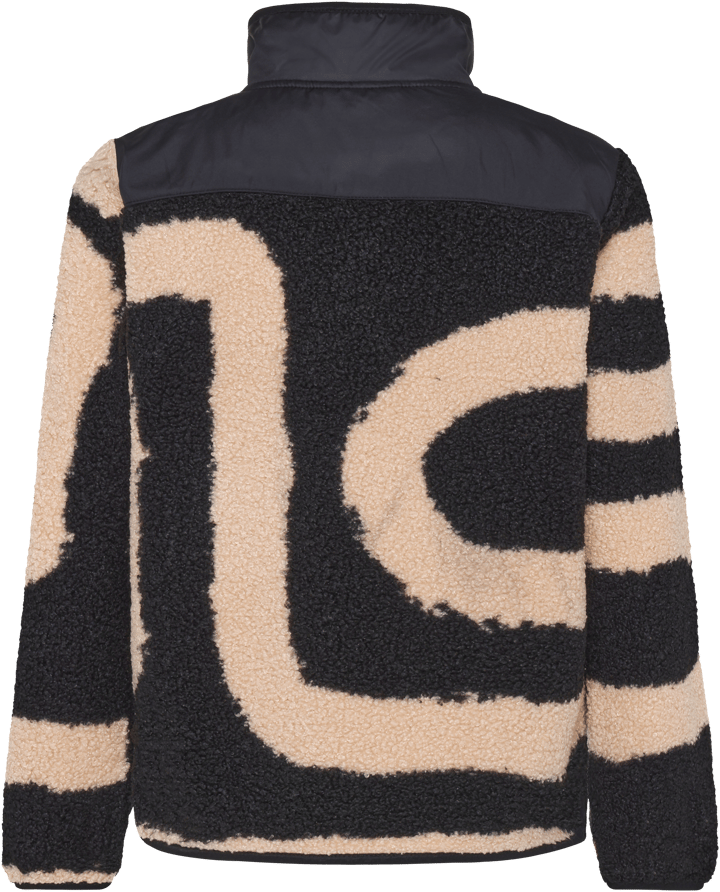 Didriksons Kids' Exa Printed Full Zip 2 Path L Black Didriksons