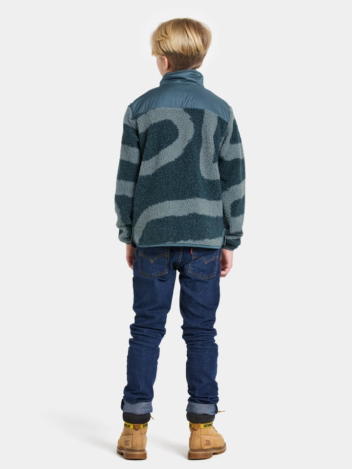 Didriksons Kids' Exa Printed Full Zip 2 Path L Blue Didriksons Didriksons Kids' Exa Printed Full Zip 2 Path L Blue Didriksons