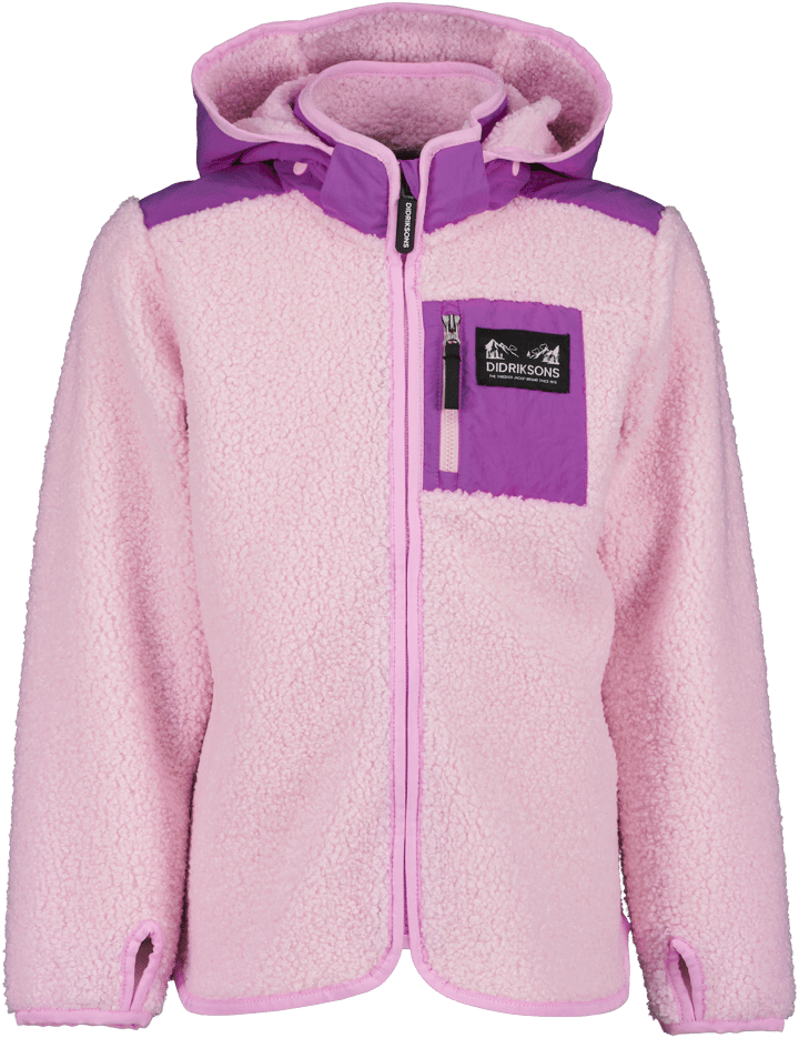 Kids' Exa Full Zip Orchid Pink Didriksons