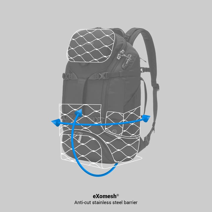 Pacsafe EXP35 Anti-Theft Travel Backpack Slate Pacsafe Pacsafe EXP35 Anti-Theft Travel Backpack Slate Pacsafe