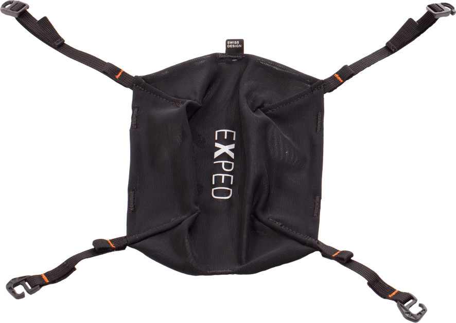 Exped Mesh Helmet Holder Black Rygsæktilbehør OneSize
