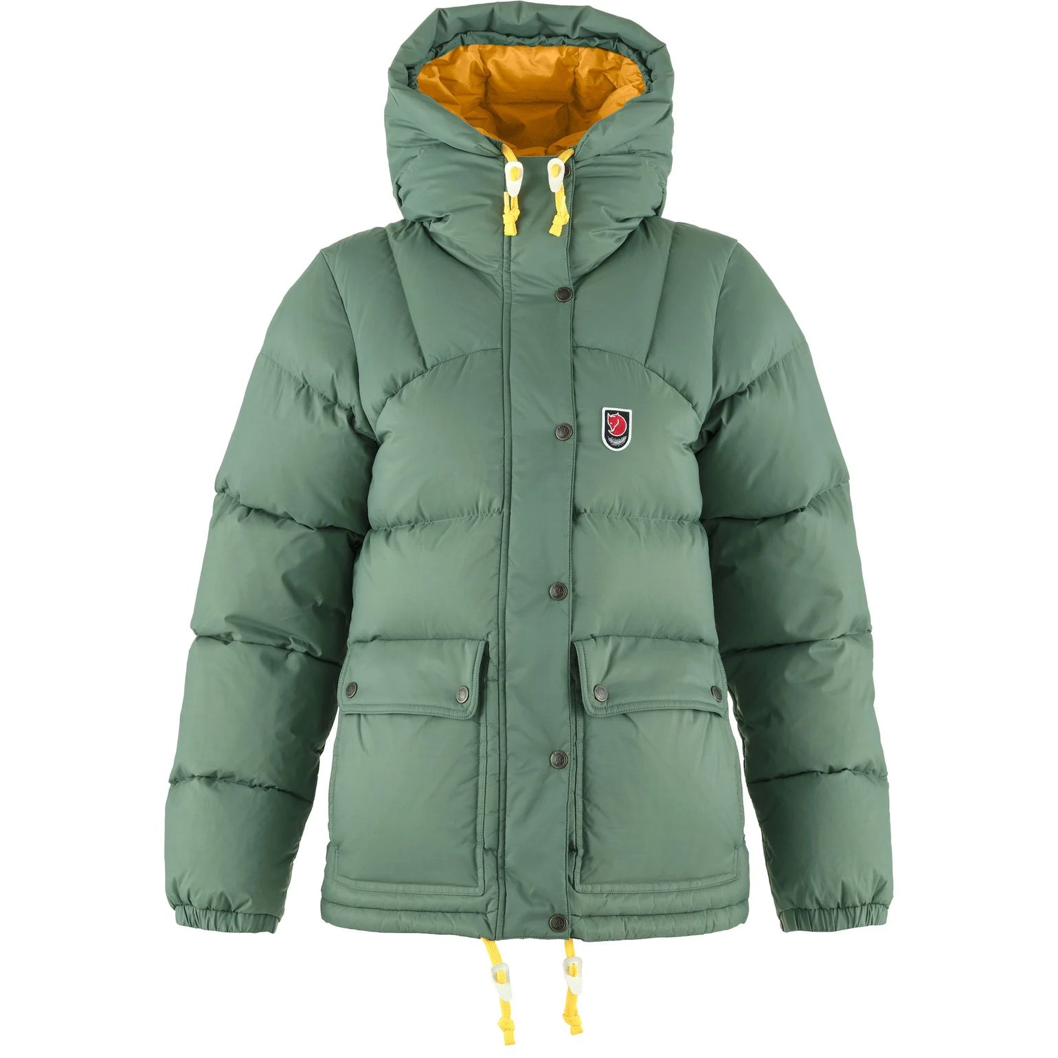 Fjällräven Expedition Down Lite Jacket W Patina Green-mustard Yellow