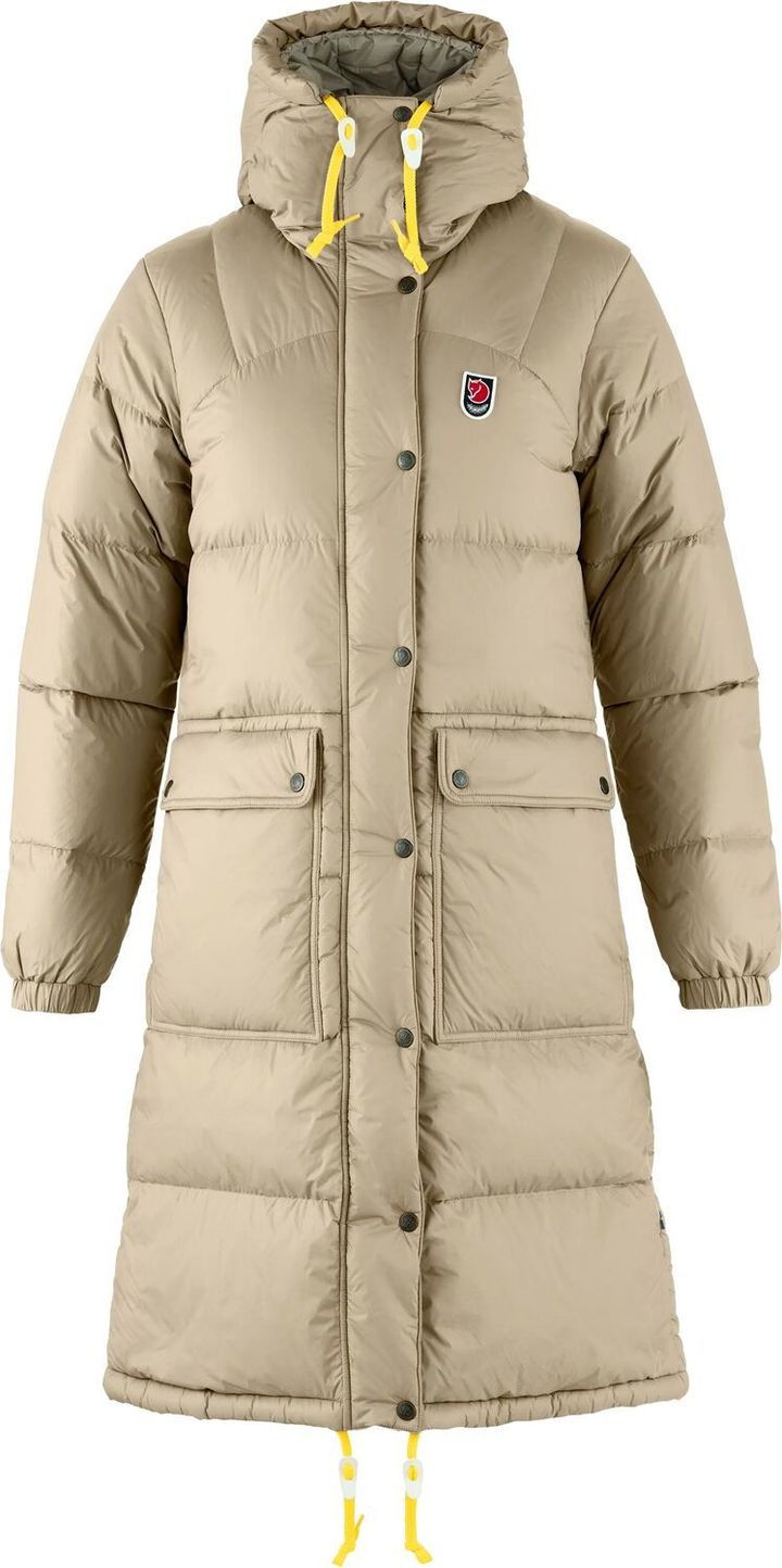 Fjällräven Women's Expedition Long Down Parka Fossil Fjällräven
