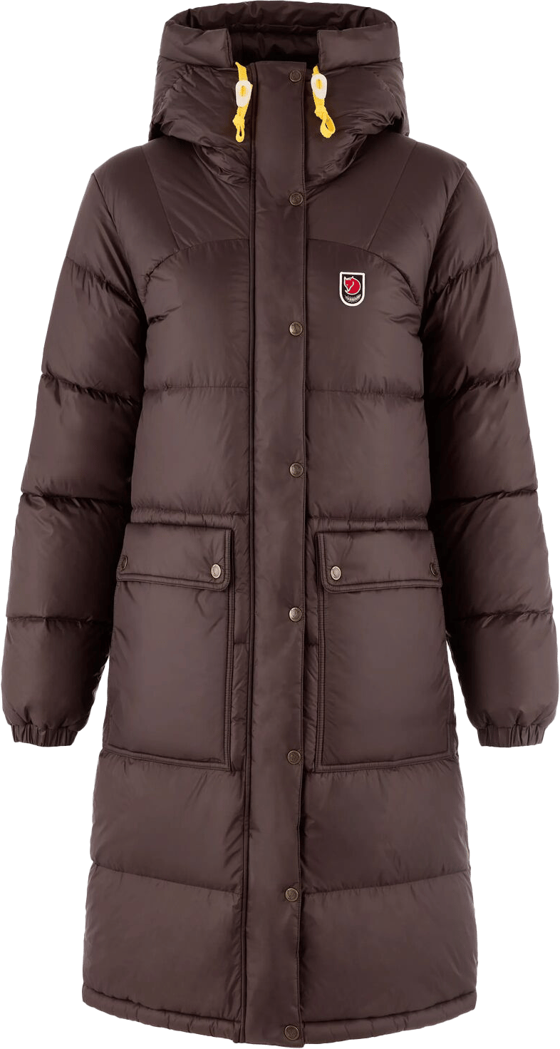 Fjällräven Women's Expedition Long Down Parka Black Oak