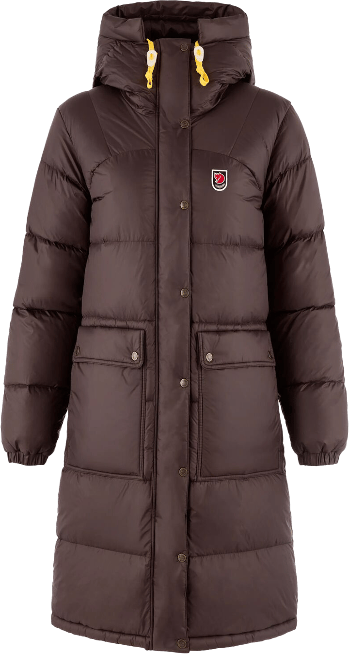 Fjällräven Women's Expedition Long Down Parka Black Oak Fjällräven