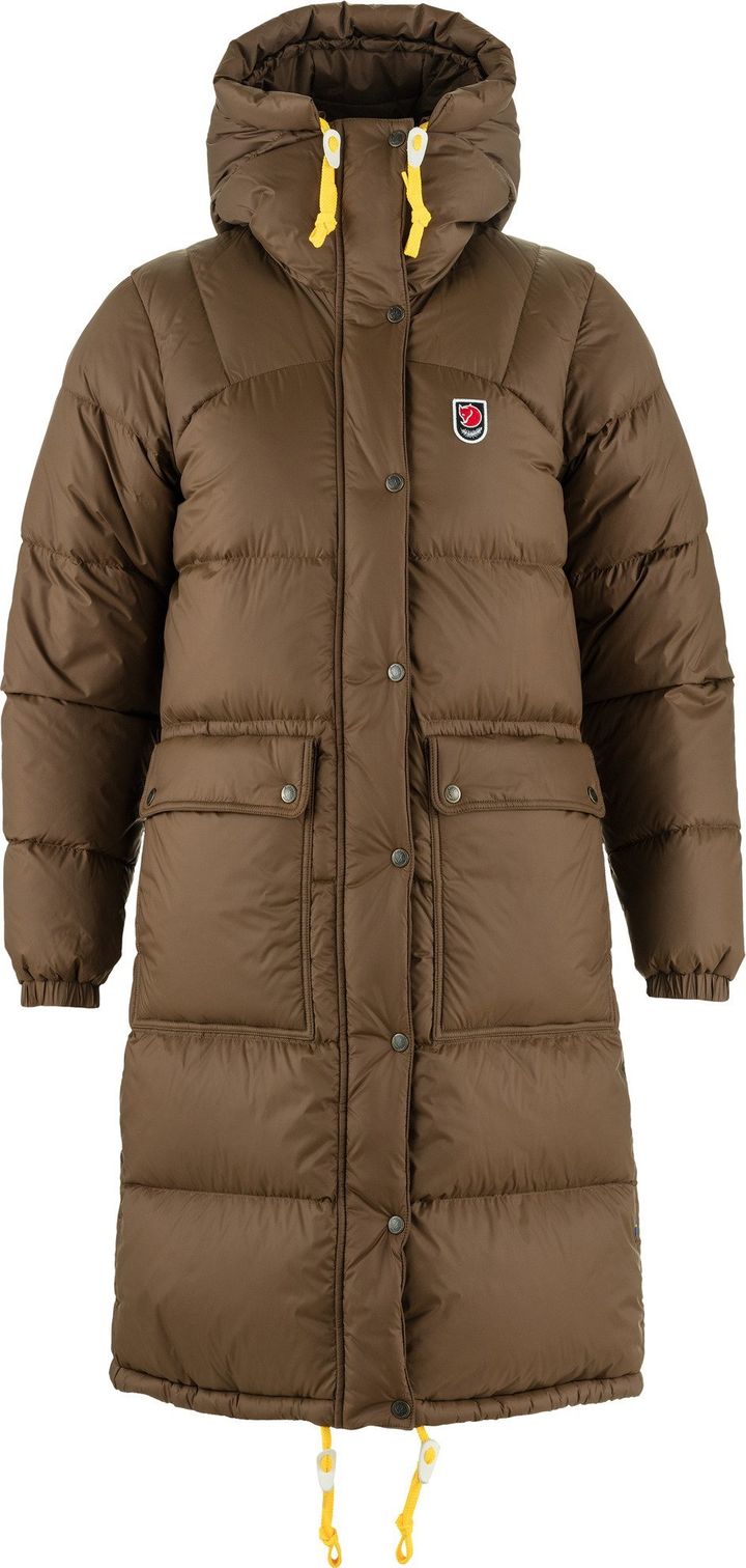 Fjällräven Women's Expedition Long Down Parka Dark Oak Fjällräven