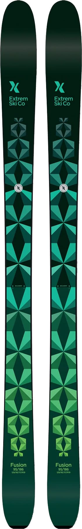 Extrem Skis Fusion 95 Green Extrem Skis