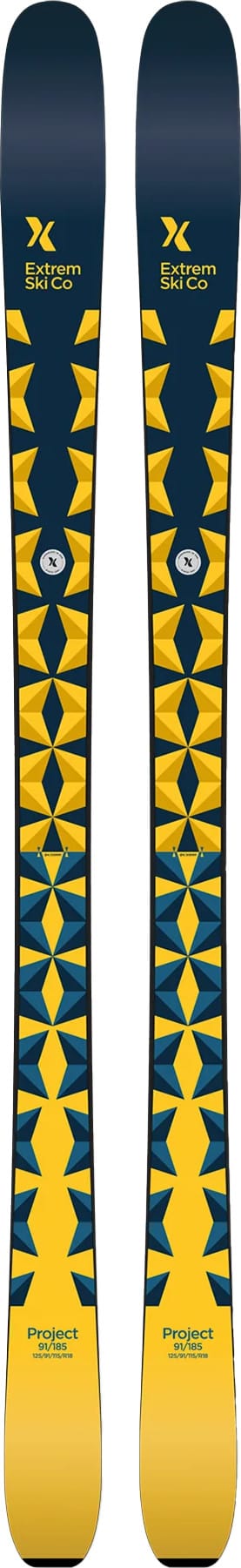 Extrem Skis Project 91 Blue/Yellow Extrem Skis