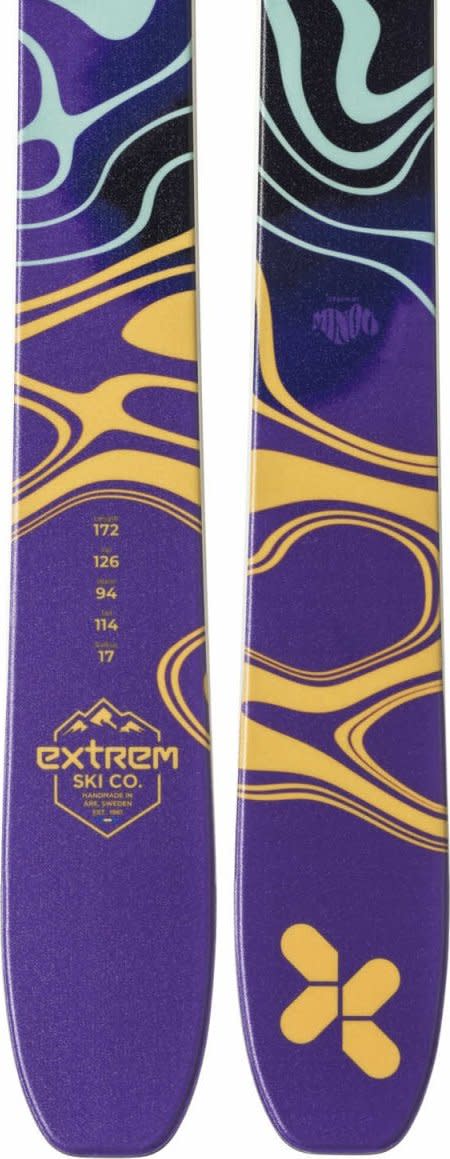 Kids' Roots 90 Black Extrem Skis