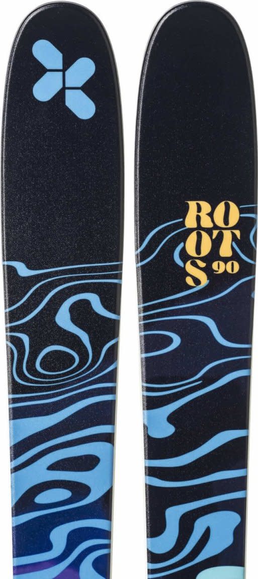 Kids' Roots 90 Black Extrem Skis