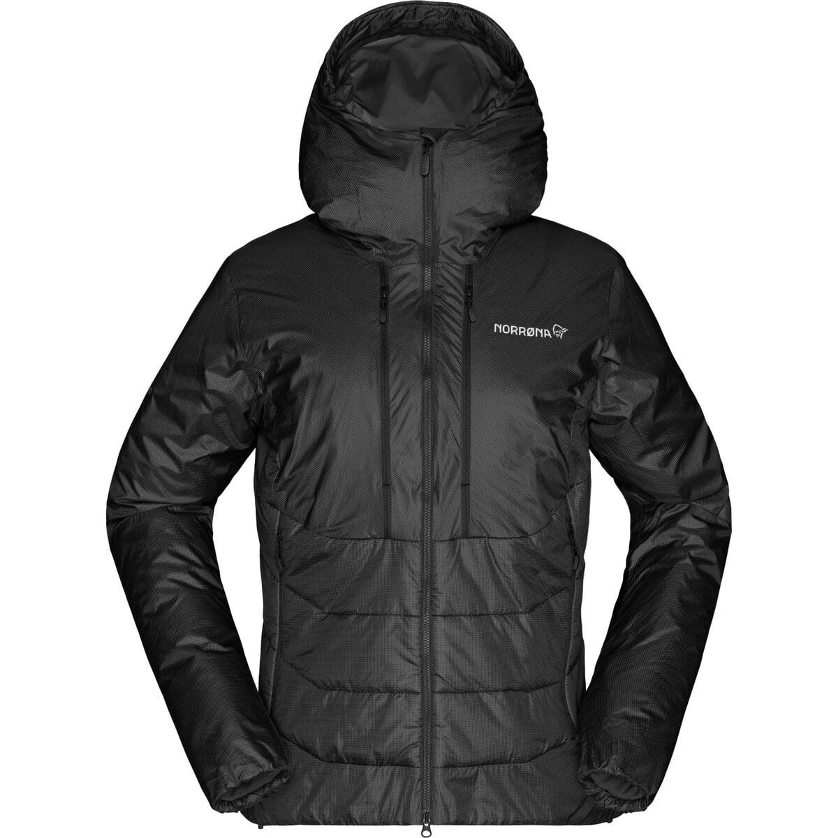 Norrøna Trollveggen Primaloft100 Zip Hood W's Caviar
