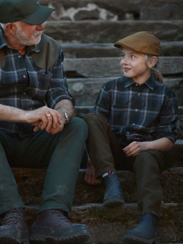Chevalier Cub Coolmax Shirt Junior Fern Green Checked Chevalier