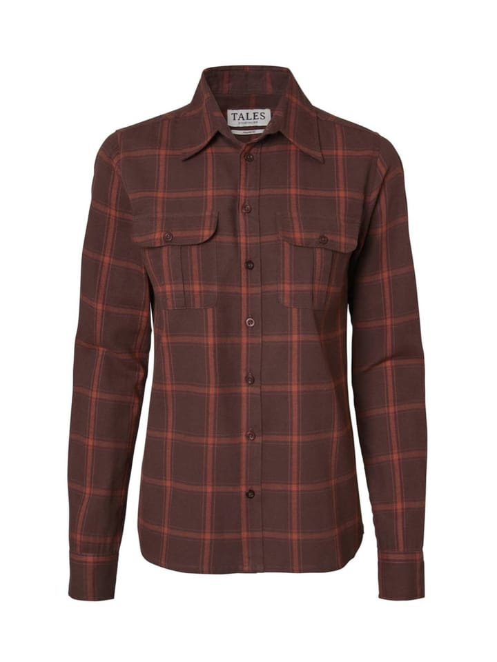 Chevalier Eagle Flannel Shirt Women Fox Red Checked Chevalier