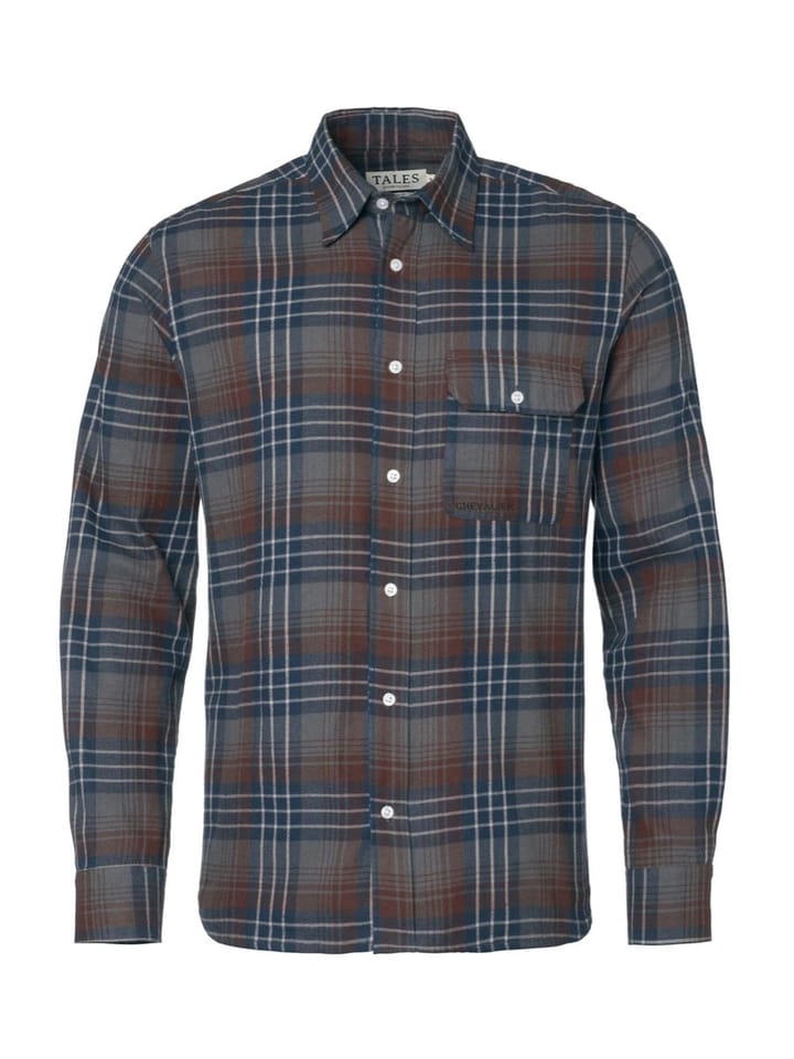 Chevalier Men's Falcon Flannel Shirt Rust Checked Chevalier