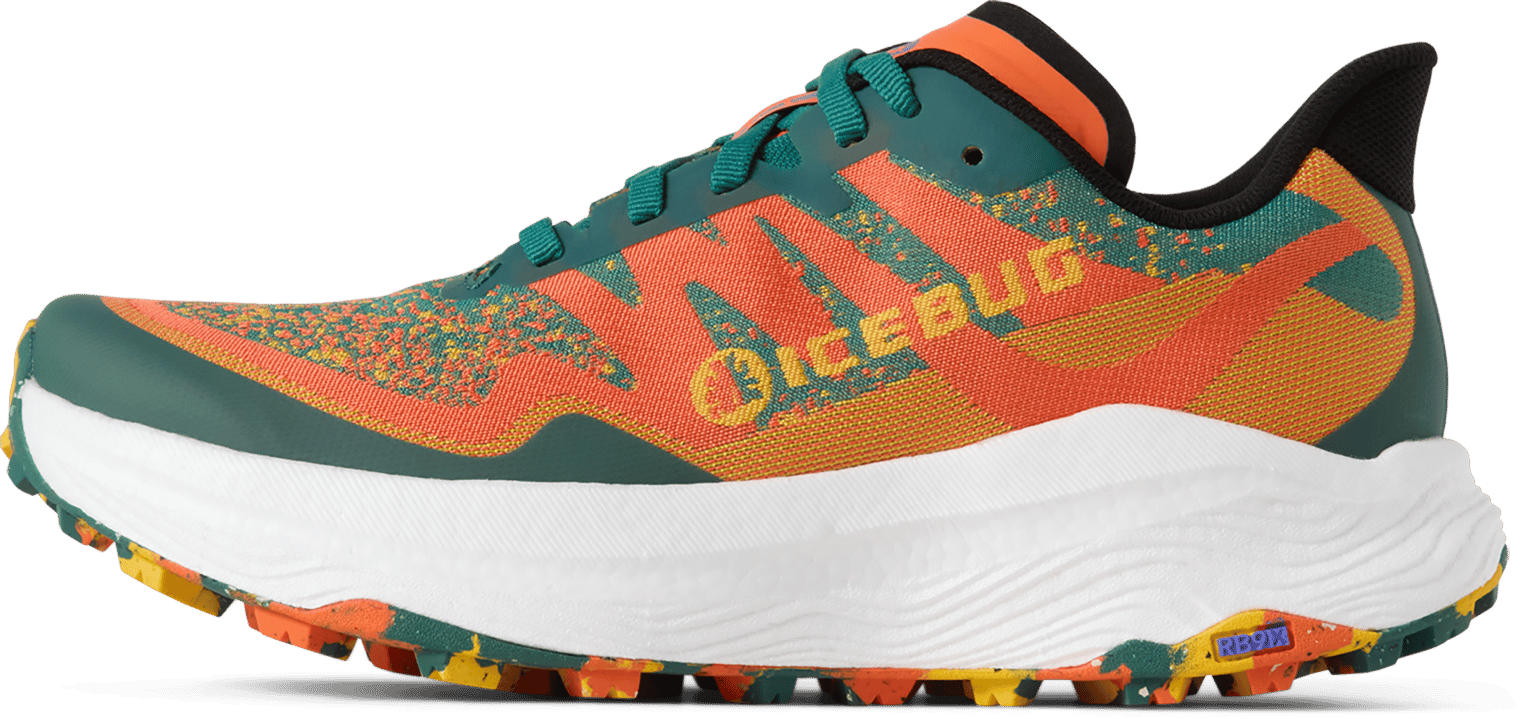 Icebug Men's Järv RB9X Grapefruit/green