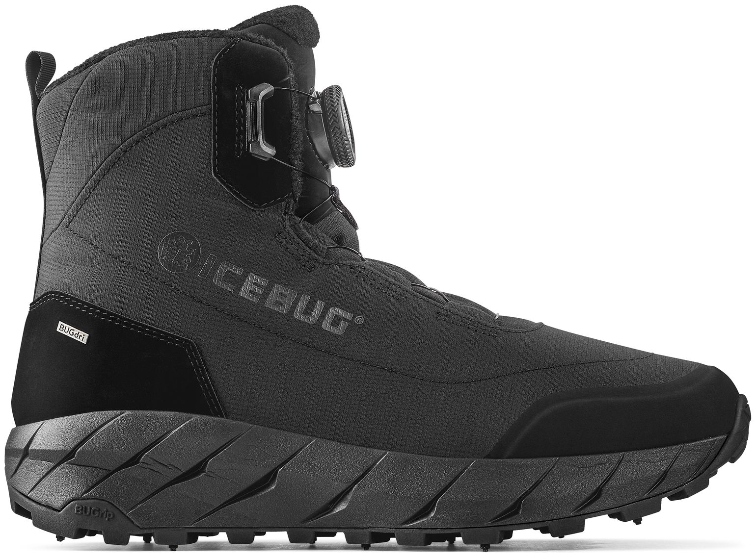 Icebug Unisex Alne BUGrip Black