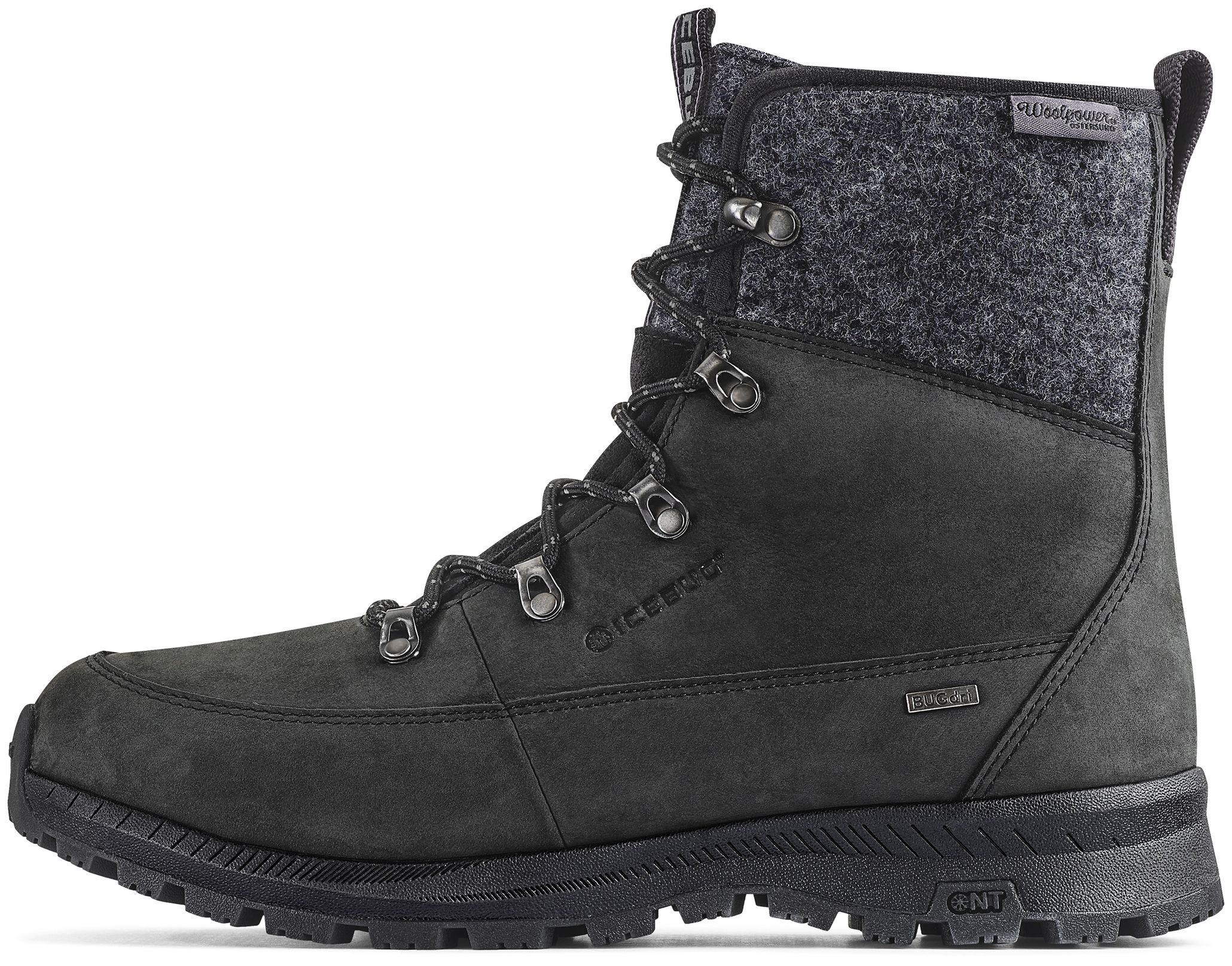 Icebug Unisex Adak ReWool NT Black