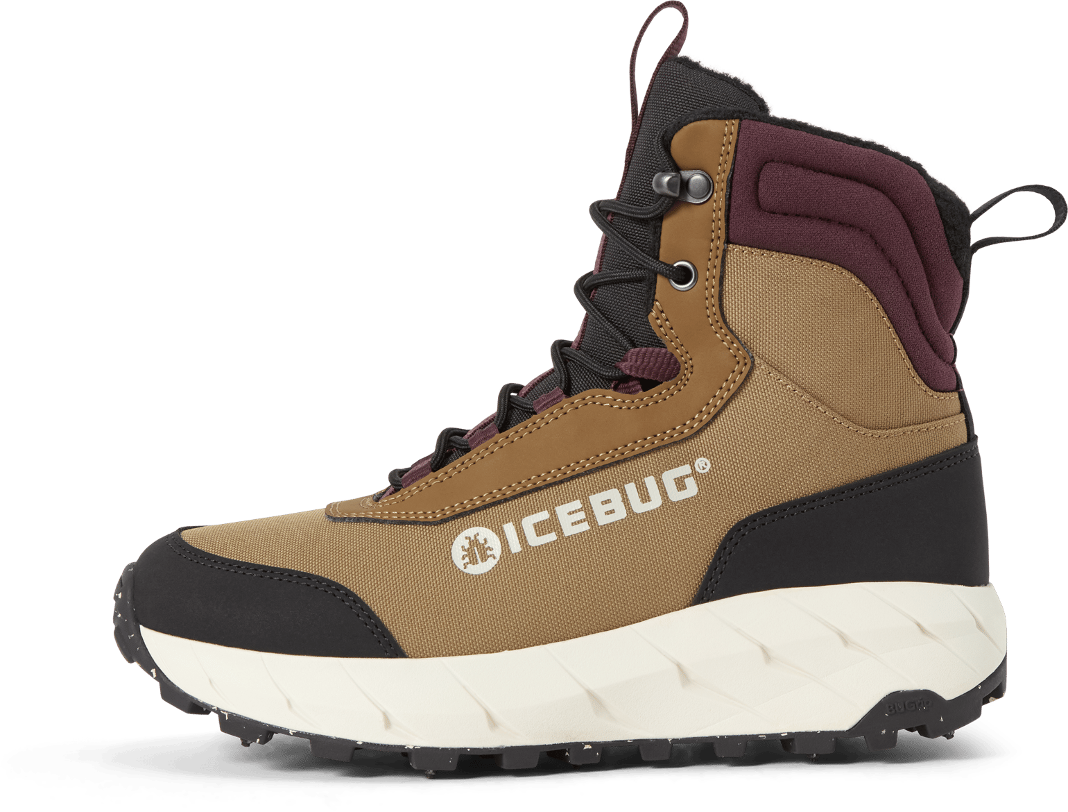 Icebug Unisex Moen BUGrip Breen/darkcherry