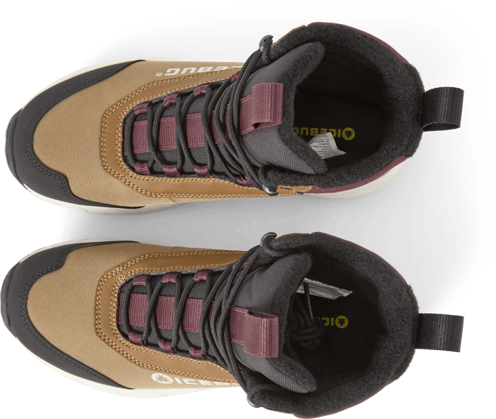 Icebug Unisex Moen BUGrip Breen/darkcherry Icebug