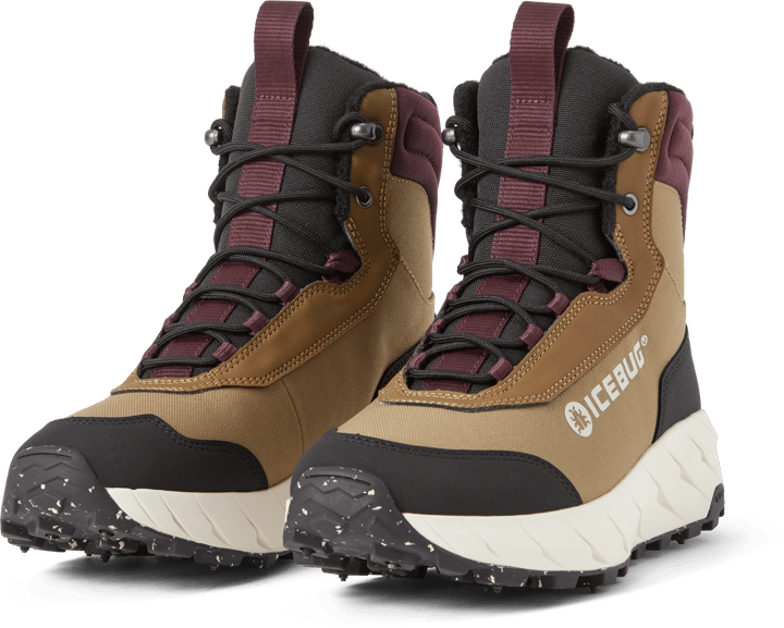 Icebug Unisex Moen BUGrip Breen/darkcherry Icebug