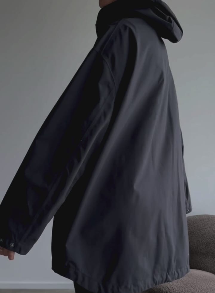Aim'n Women's Waterproof Oversized Anorak Black Aim'n