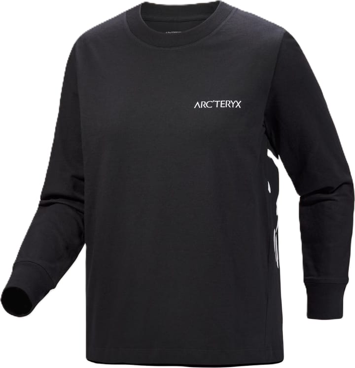 Arc'teryx Women's Kragg Cotton Bird Crew Longsleeve Black / White Arc'teryx